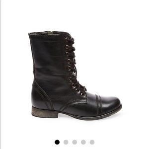 Leather Steve Madden Combat Boots